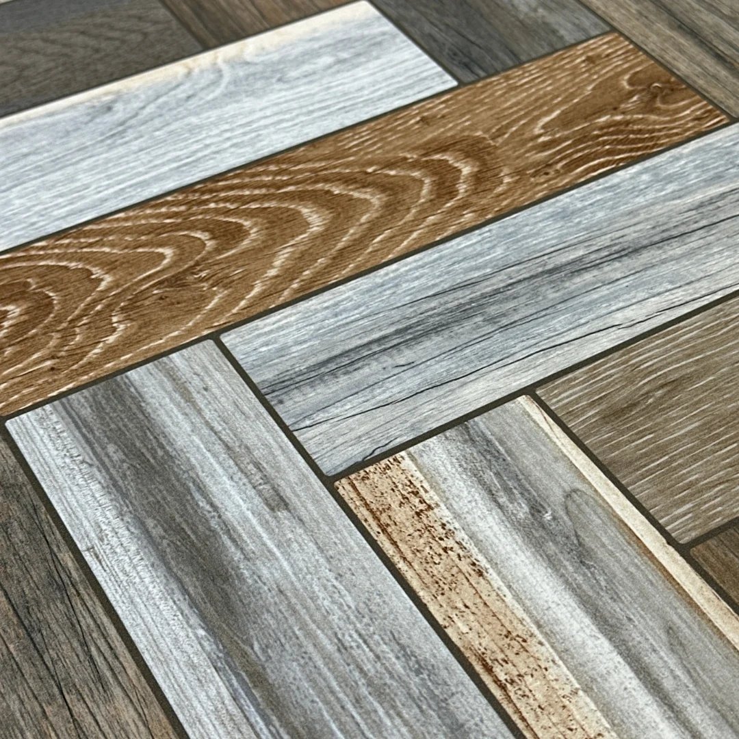 X 6132 Wooden Tiles Parking - My Home Studio